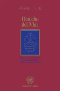 Derecho del Mar Boletin, No.32_cover