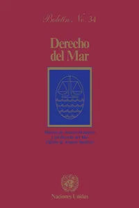 Derecho del mar boletín, No.34_cover