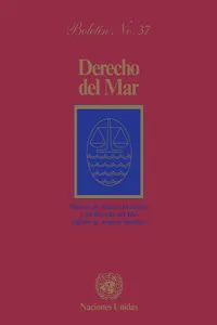 Derecho del mar boletín, No.37_cover