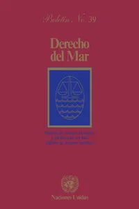 Derecho del mar boletín, No.39_cover