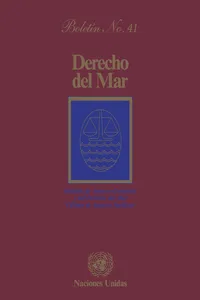 Derecho del mar boletín, No.41_cover