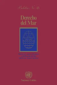 Derecho del mar boletín, No.45_cover