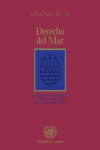 Derecho del mar boletín, No.55_cover