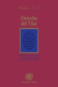 Derecho del mar boletín, No.75_cover