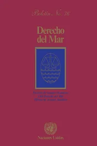 Derecho del mar boletín, No.76_cover