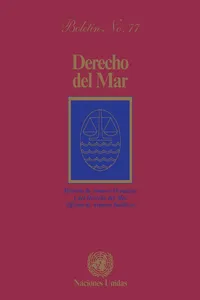 Derecho del mar boletín, No.77_cover