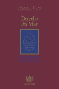 Derecho del mar boletín, No.91_cover