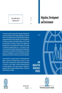 Migration, Development and Environment_cover