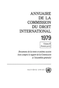 Annuaire de la Commission du Droit International 1979, Vol. II, Partie 1_cover