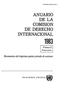 Anuario de la Comisión de Derecho Internacional 1983, Vol.II, Parte 1_cover