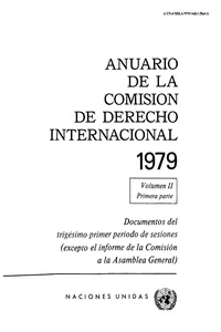 Anuario de la Comisión de Derecho Internacional 1979, Vol.II, Parte 1_cover