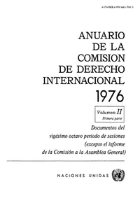 Anuario de la Comisión de Derecho Internacional 1976, Vol.II, Parte 1_cover