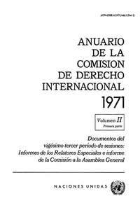 Anuario de la Comisión de Derecho Internacional 1971, Vol.II, Parte 1_cover