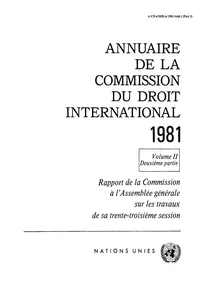 Annuaire de la Commission du Droit International 1981, Vol.II, Part 2_cover