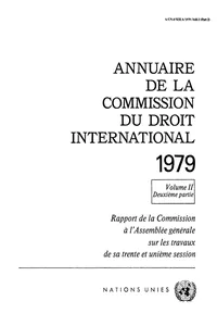 Annuaire de la Commission du Droit International 1979, Vol.II, Part 2_cover