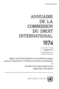 Annuaire de la Commission du Droit International 1974, Vol.II, Part 2_cover