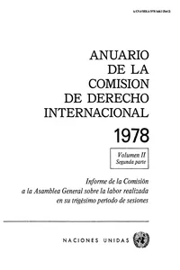 Anuario de la Comisión de Derecho Internacional 1978, Vol.II, Part 2_cover