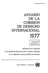 Anuario de la Comisión de Derecho Internacional 1977, Vol.II, Part 2_cover