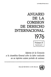 Anuario de la Comisión de Derecho Internacional 1976, Vol.II, Part 2_cover