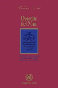 Derecho del mar boletín, No.61_cover