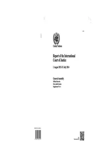 Report of the International Court of Justice_cover