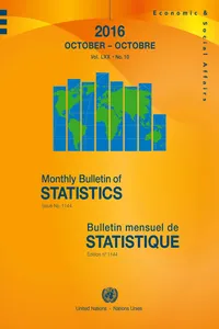 Monthly Bulletin of Statistics, October 2016_cover