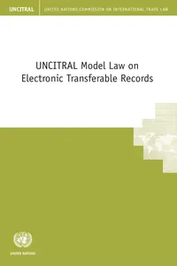 UNCITRAL Model Law on Electronic Transferable Records_cover