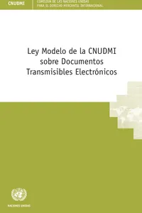 Ley modelo de la CNUDMI sobre documentos transmisibles electrónicos_cover