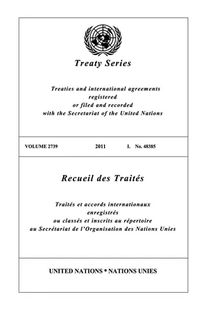 Treaty Series 2739