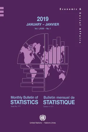 Monthly Bulletin of Statistics, January 2019/Bulletin mensuel de statistique, janvier 2019