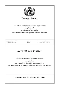 Treaty Series 2923/Recueil des Traités 2923_cover