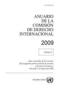 Anuario de la Comisión de Derecho Internacional 2009, Vol. I_cover