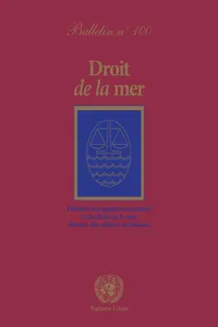 Droit de la mer bulletin, No.100_cover