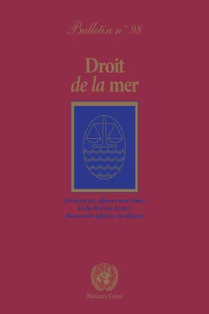 Droit de la mer bulletin, No.98