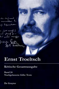 Nachgelassene frühe Texte_cover