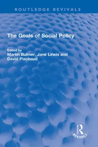 The Goals of Social Policy_cover