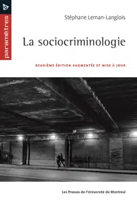 La sociocriminologie, 2e édition_cover