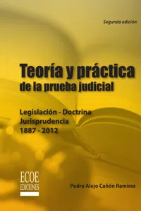 Teoría y práctica de la prueba judicial - 2da edición_cover