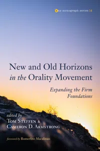 New and Old Horizons in the Orality Movement_cover