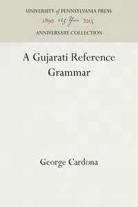 A Gujarati Reference Grammar_cover