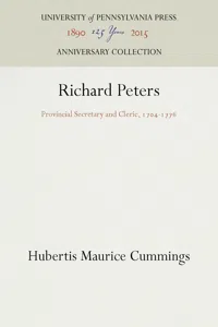 Richard Peters_cover