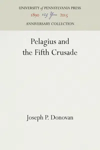 Pelagius and the Fifth Crusade_cover