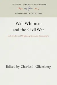 Walt Whitman and the Civil War_cover