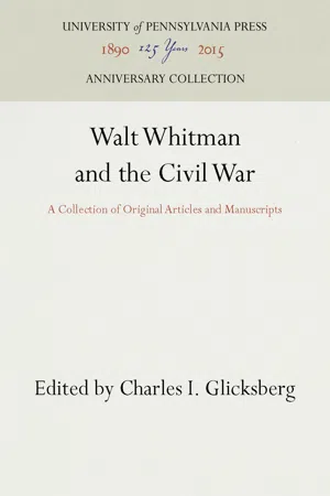 Walt Whitman and the Civil War