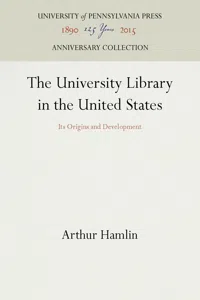 The University Library in the United States_cover