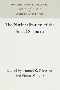 The Nationalization of the Social Sciences_cover
