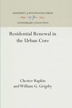 Residential Renewal in the Urban Core