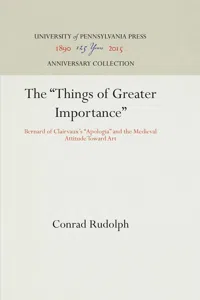 The "Things of Greater Importance"_cover