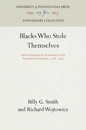 Blacks Who Stole Themselves