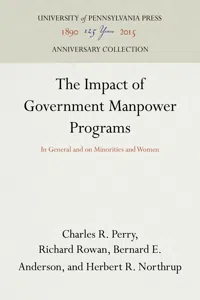 The Impact of Government Manpower Programs_cover